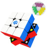 Bukefuno Gan 356 M Standard Version 3X3 Magnetic Speed Magic Cube Stickerless Gan356 M With Extra Ges 3X3X3 Speed Puzzle Cube Ga