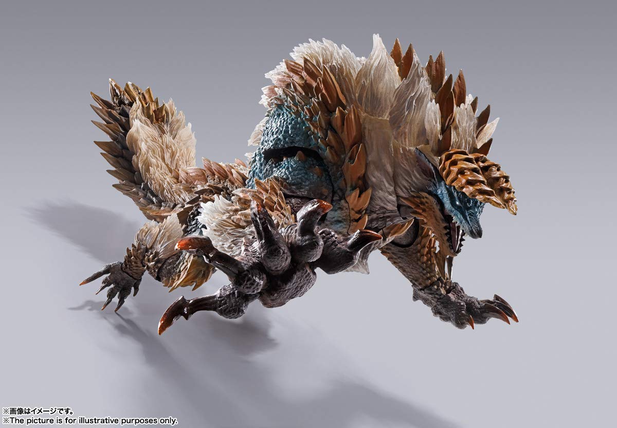 TAMASHII NATIONS - Monster Hunter World Iceborne - Zinogre, Bandai Spirits S.H.MonsterArts Action Figure
