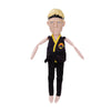Shelf Talkers 12'' Talking Plush Johnny From The Cobra Kai Series, Pull String Toy Collectible Plush