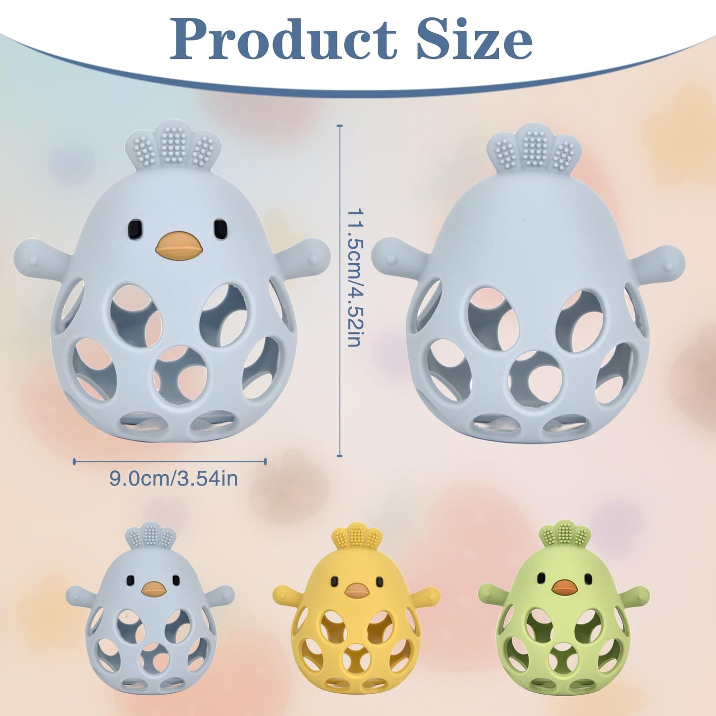 Baby Teething Toys, Teething Toys, Teethers For Babies 3-6 Months, Baby Chew Toys, Bpa Free Teether Mitten With Soft Texture For