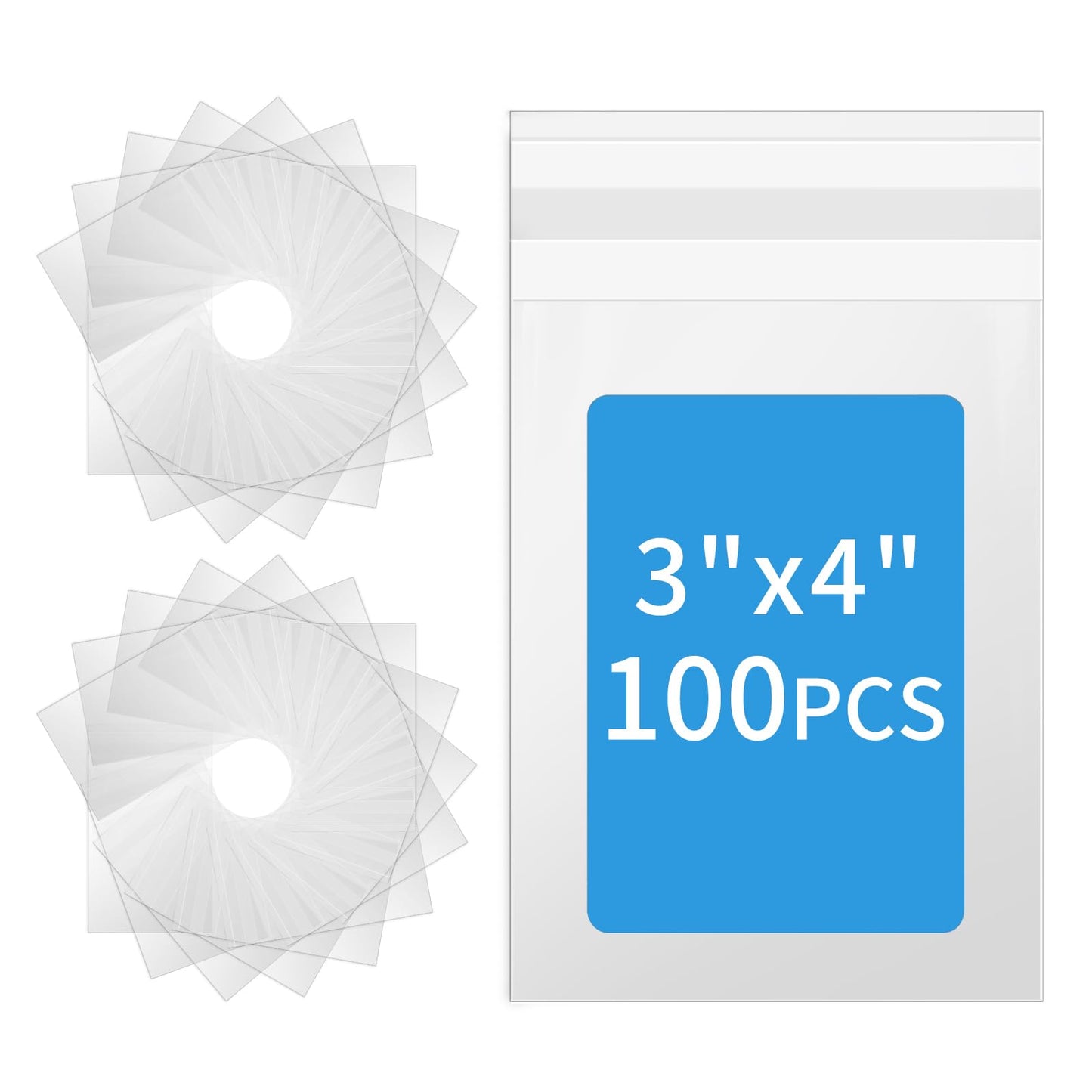 DEDC Team Bags Sleeves for Semi-Rigid Card Holder (100)
