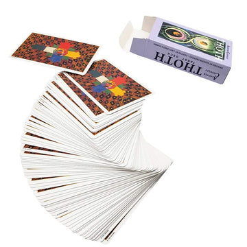 Jamron 78Pcs/Set Tarot Cards Deck Board Future Telling Divination Game English Edition Thoth Sn07408