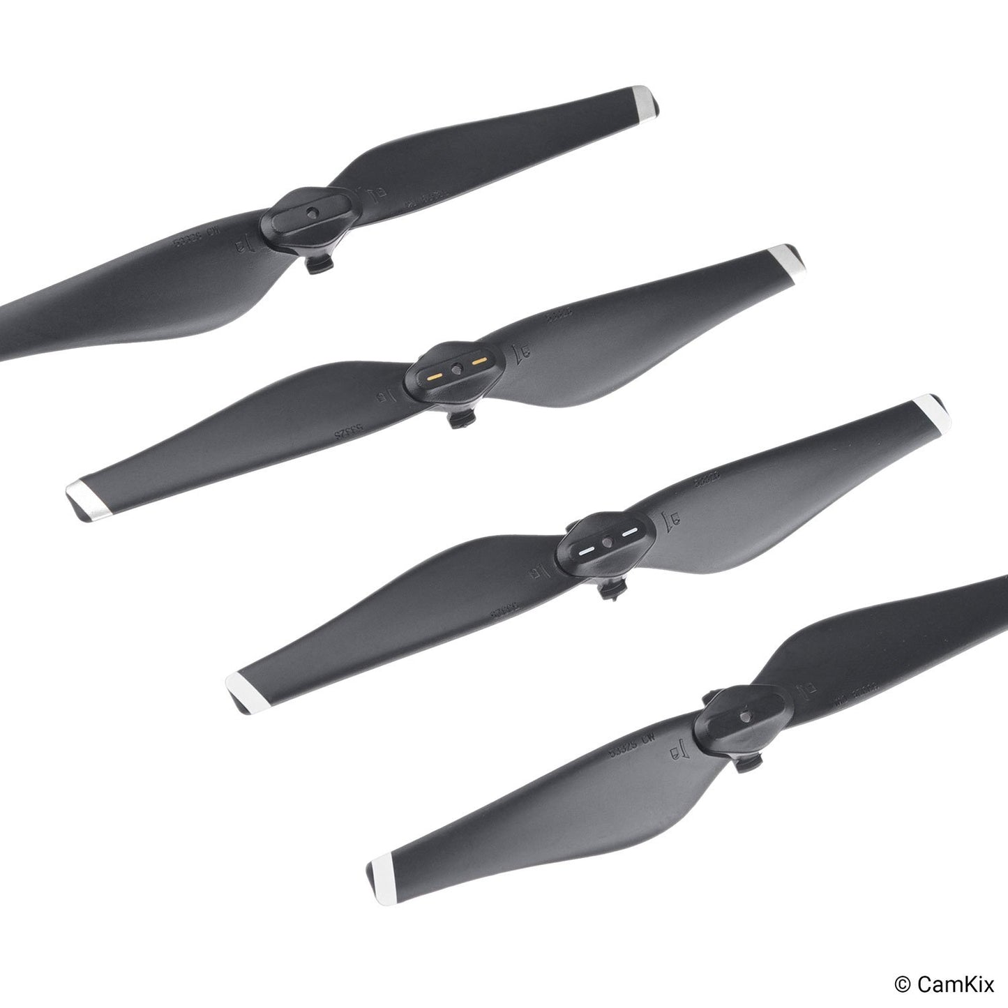 CamKix Propellers Blades Replacement for DJI Mavic Air - 4 Blades or 8 Blades (Black)