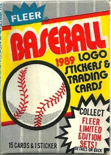 Fleer 1989 Baseball Wax Pack - Vintage Collectible Trading Cards