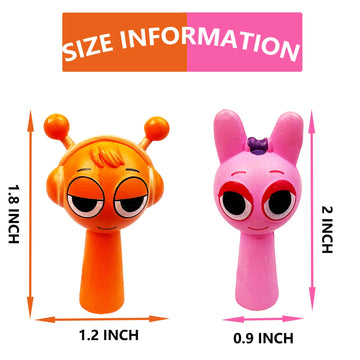 Dongying Sprunki Action Figures Mystery Box, Sprunki Mystery Box,Office Room Figurine Decor For Adults (Colorful-24Pcs)