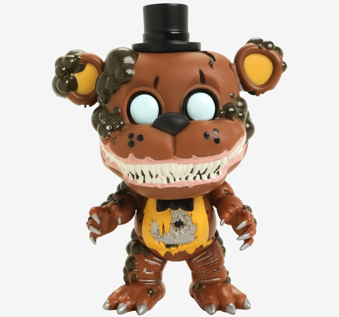 Pop Five Nights At Freddy'S The Twisted Ones - Twisted Freddy Funko ! Vinyl Figure (Bundled With Compatible Box Protector Case), 3.75 Inches, Multicolored