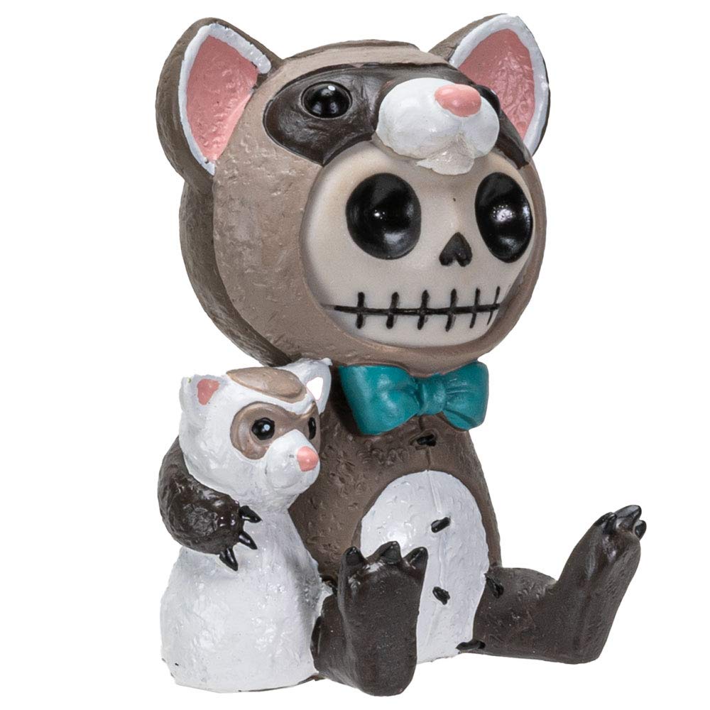 Furrybones Summit Collection Ferris Figurine Decorative Signature In Ferret Costume 3 Inch Tall Collectible Statue