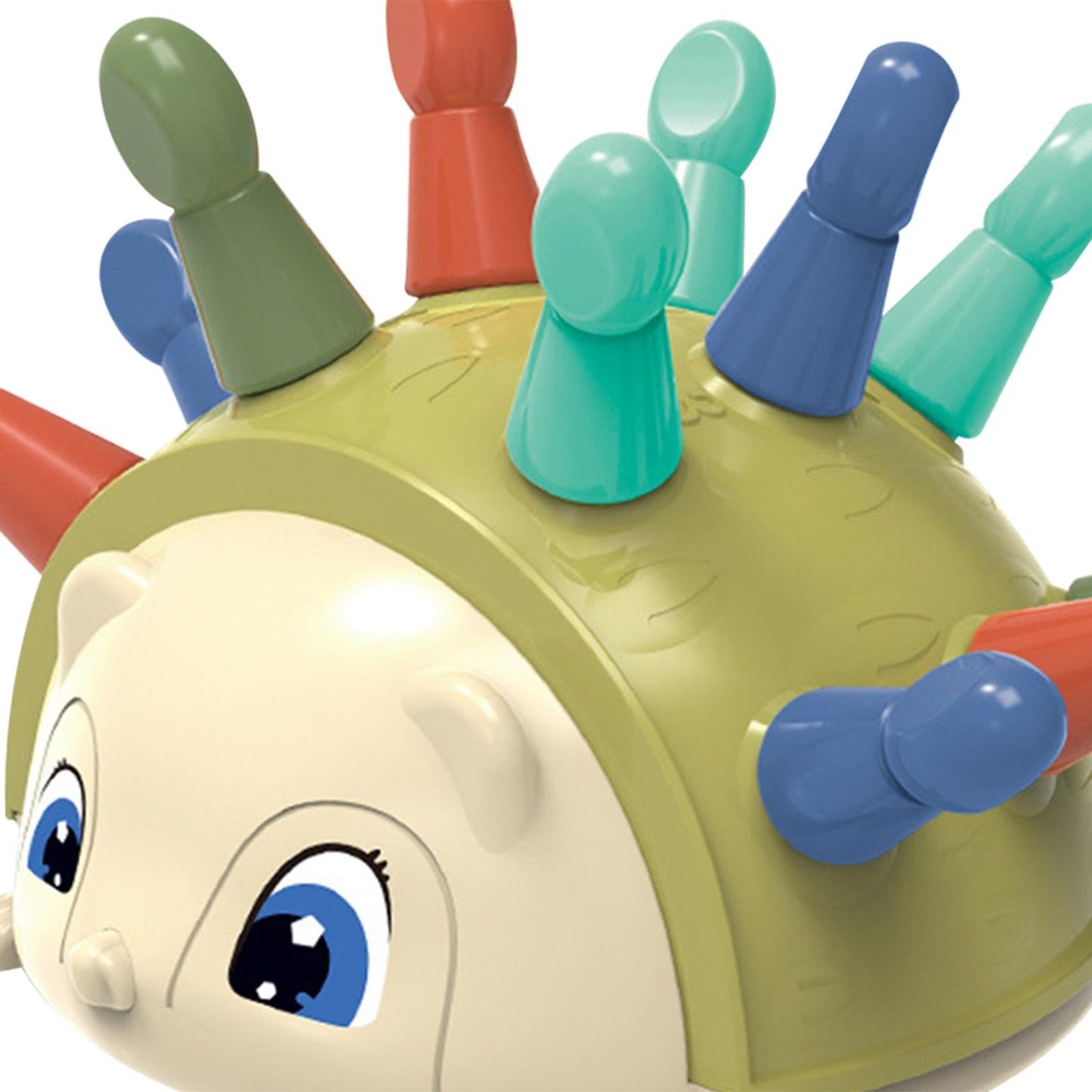 Trendivibe Fine Motor Skill Hedgehog Grasping Ability Fun Educational For Holiday Party Green| Baby Learning Toy | Infant Activi