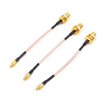 Fpvking Fpv Antenna Extension Cable Adapter 95Mm/3.7Inch Mmcx To Sma Female Low Loss Antenna For Fpv Racing Drone Quadcopter Diy