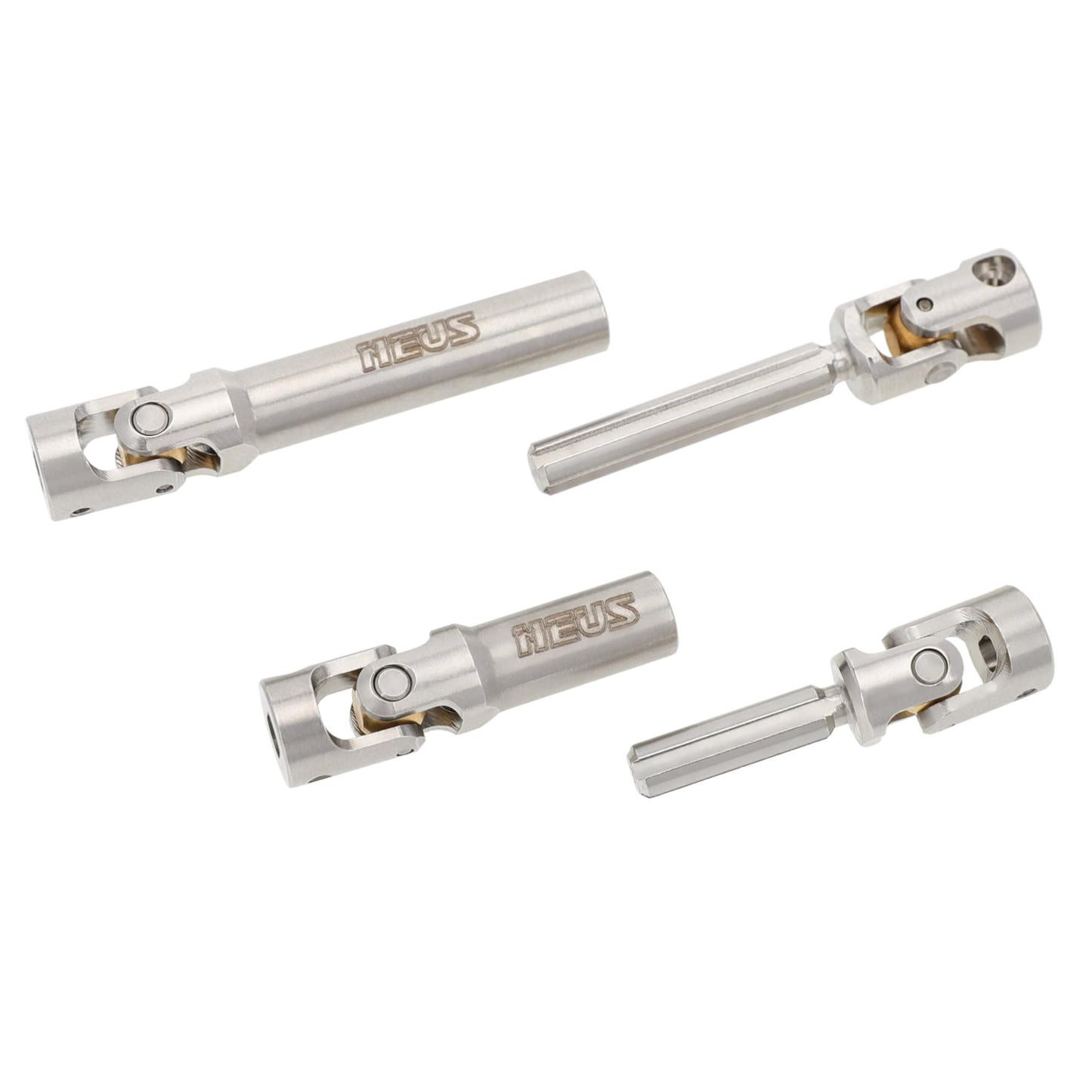 MEUS RACING Stainless Steel TRX4M Driveshaft, Drive Shaft for Traxxas 1/18 TRX4M Bronco Defender RC Crawler Upgrade Parts