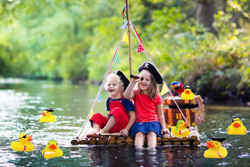 The Dreidel Company St. Patrick'S Pirate Rubber Duck Toy Duckies For Kids, Bath Birthday Projects Gifts Baby Showers Classroom S