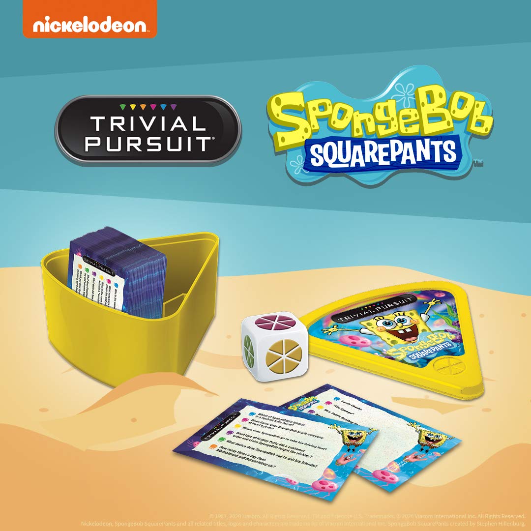 Trivial Pursuit Spongebob Squarepants Quickplay Edition | Trivia Game Questions From Nickelodeons Spongebob Squarepants | 600 Qu