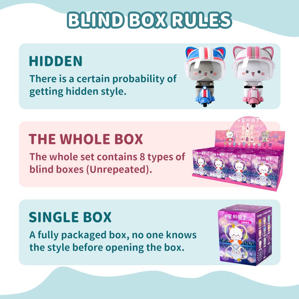 Beemai Mitao Cat With Love Series 1Pc Random Designed Cute Figures Collectibles Birthday Gift
