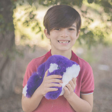 World's Softest Small Purple Dolphin Stuffed Animal - Huggable Plush Toy for Babies, Toddlers, and Kids - Safe Materials