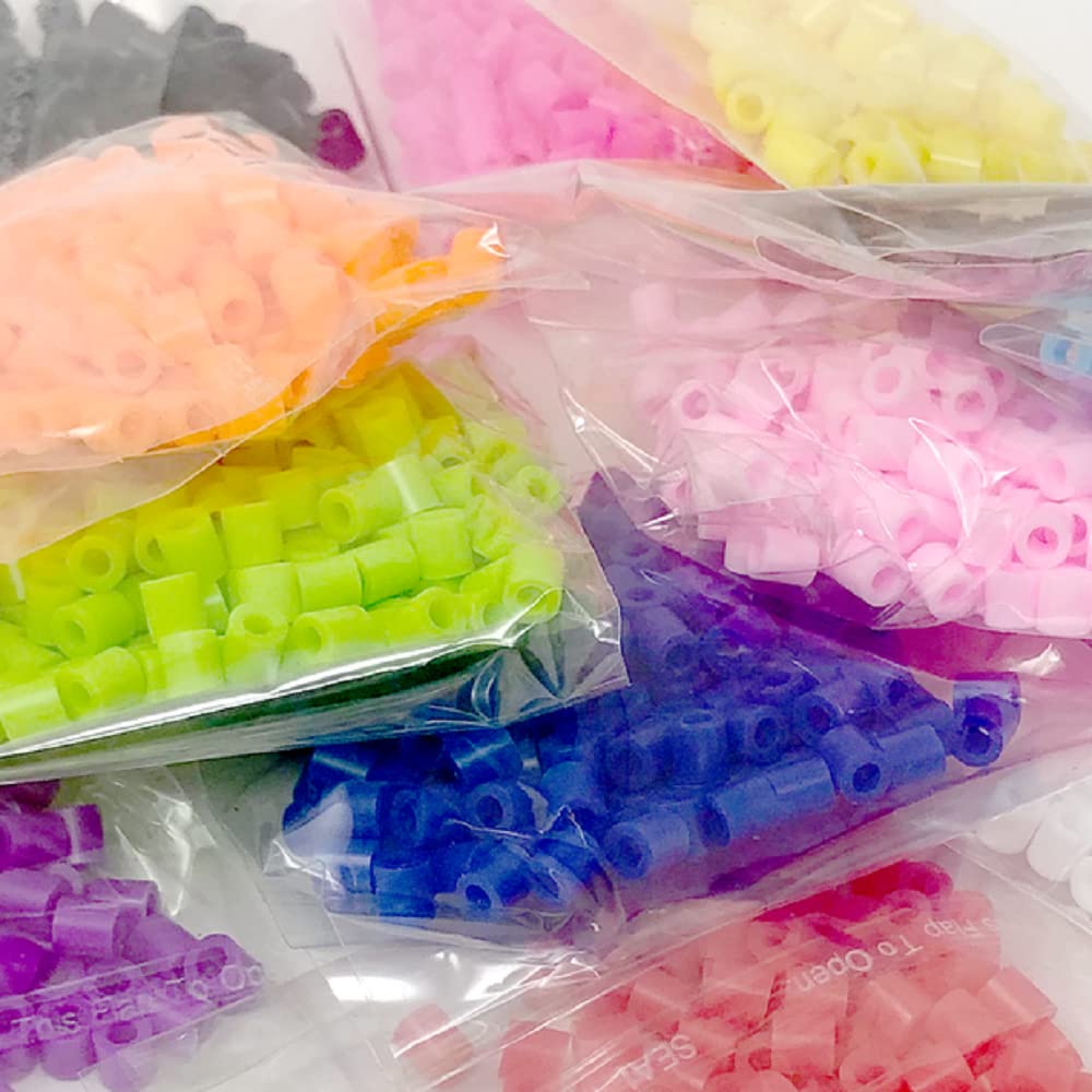 Ekta Plastic, Beads Pixels Jungle Safari Fridge Magnets Badges Making Kit For Children Creativity, Multicolour, Above The Age Of