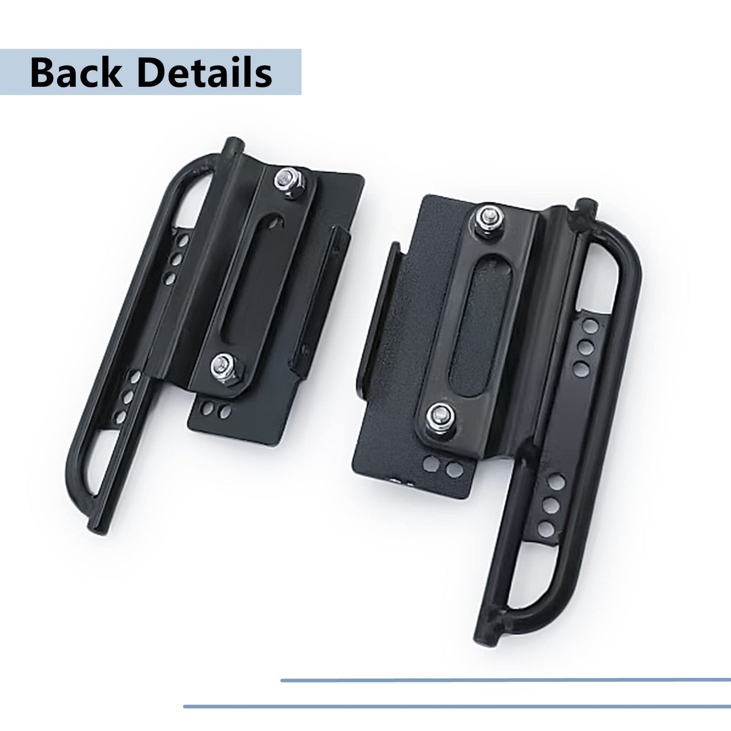 MORLORDY RC Side Pedal Rock Rails Foot Plate Running Board Rock Slides for 1/24 RC Crawler Car Accessories SCX24 Upgrades Parts