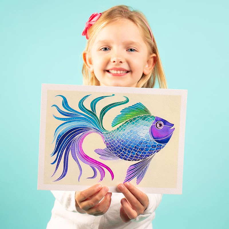 Sentosphère Aquarellum Junior Fish Watercolor Painting Kit