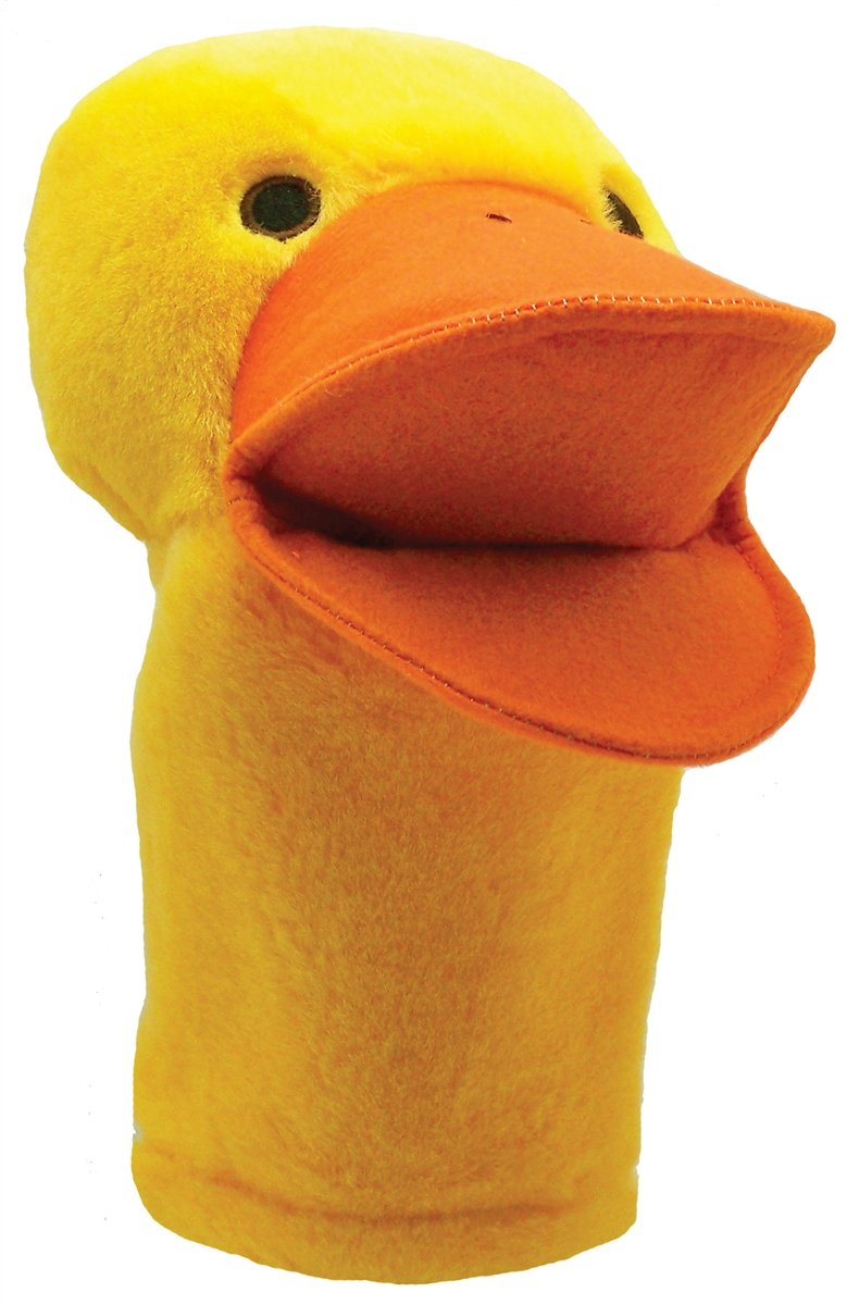 Get Ready Kids Duck Plush Hand Puppet Plush Multi, -1
