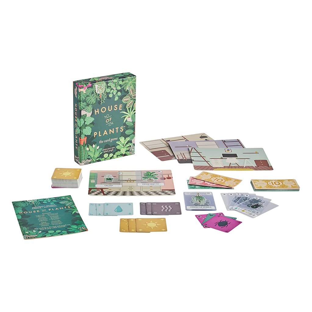 Ridley’S House Of Plants: The Card Game – Unique Game For 2-4 Players, Ages 8+ – Beautifully Illustrated Card Game For Families With Instructions Included – Makes A Great Gift Idea