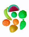 Rishi Quality Presents Colourful 8 pcs Fruits Set. Pretend Play Fruits Toys for Kids, Girls, Boys.(Multi)