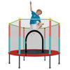 Toymate Kids Trampoline With Safety Enclosure Net - 5Ft Trampoline For Toddlers Indoor And Outdoor - Parent-Child Interactive Ga
