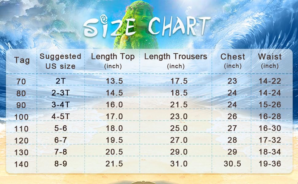 Big Eyes Fish Maui Costume Toddler Kid Maui Tattoo Novelty Long Sleeves Shirt And Pants Kids Graphic Clothing Sets Themd Party D