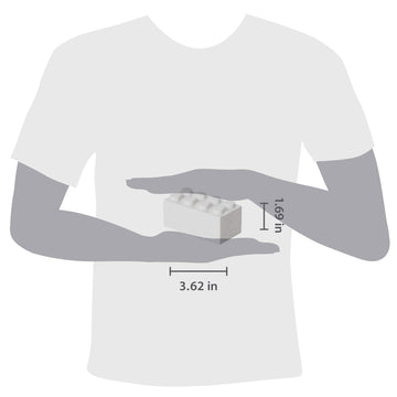 Room Copenhagen Lego Mini Box, Brick 8, White