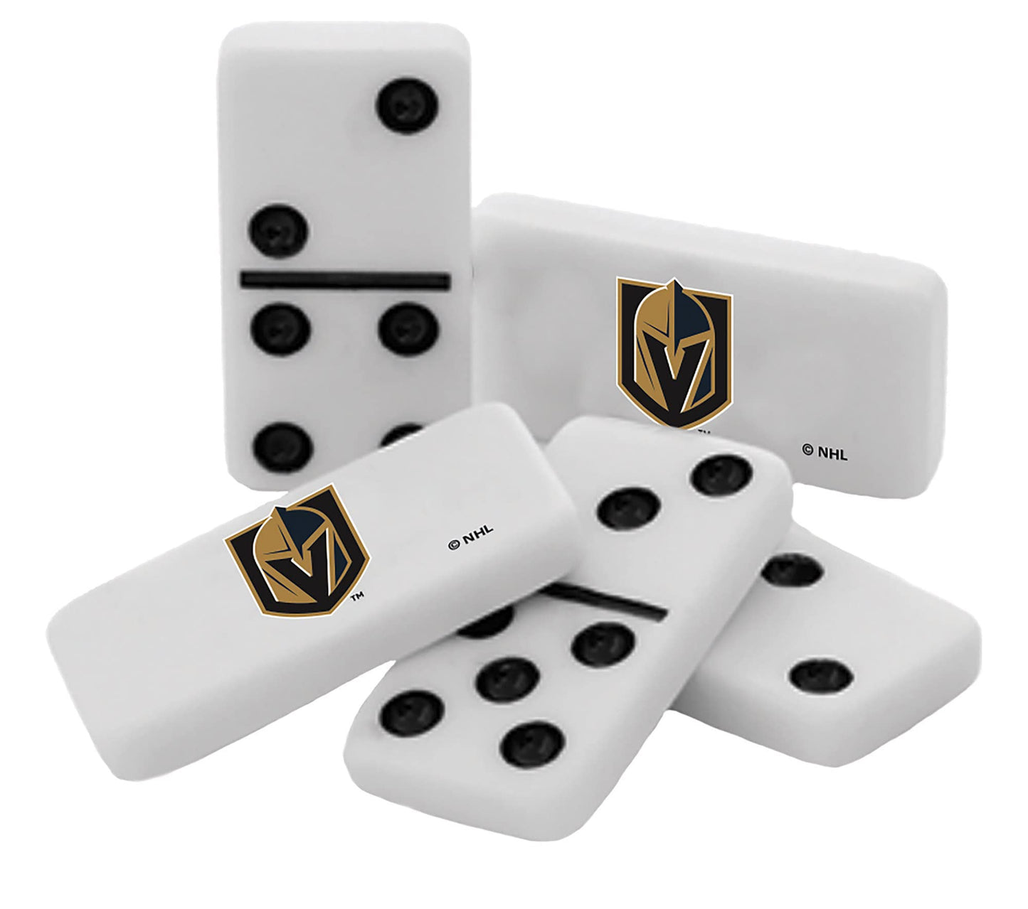 MasterPieces NHL Vegas Golden Knights Collector Edition Double Six Dominoes