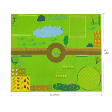Variety4All Premium Learning Educational Playmat, Holiday Birthday Gift For Toddler Kid 3 4 5 6 Years Old Boys And Girls (Farm)