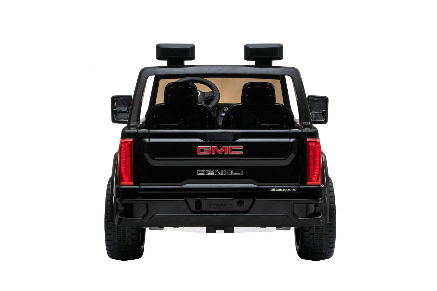 Dakott Gmc Sierra Denali Hd Two Seater 12 Volt Ride-On Truck W/ 2.4G Remote Control, Led Lights, Horn, Music, Mp3/Usb, Storage Box, Spring Suspension, Electric Vehicle For Kids .