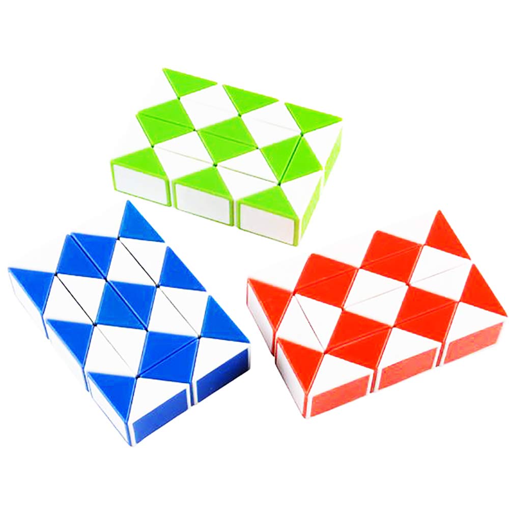 The Dreidel Company Snake Cube Twist Puzzle Magic Snake Sensory Toys Collection Brain Teaser Party Favors Game Goodie Bags Fille