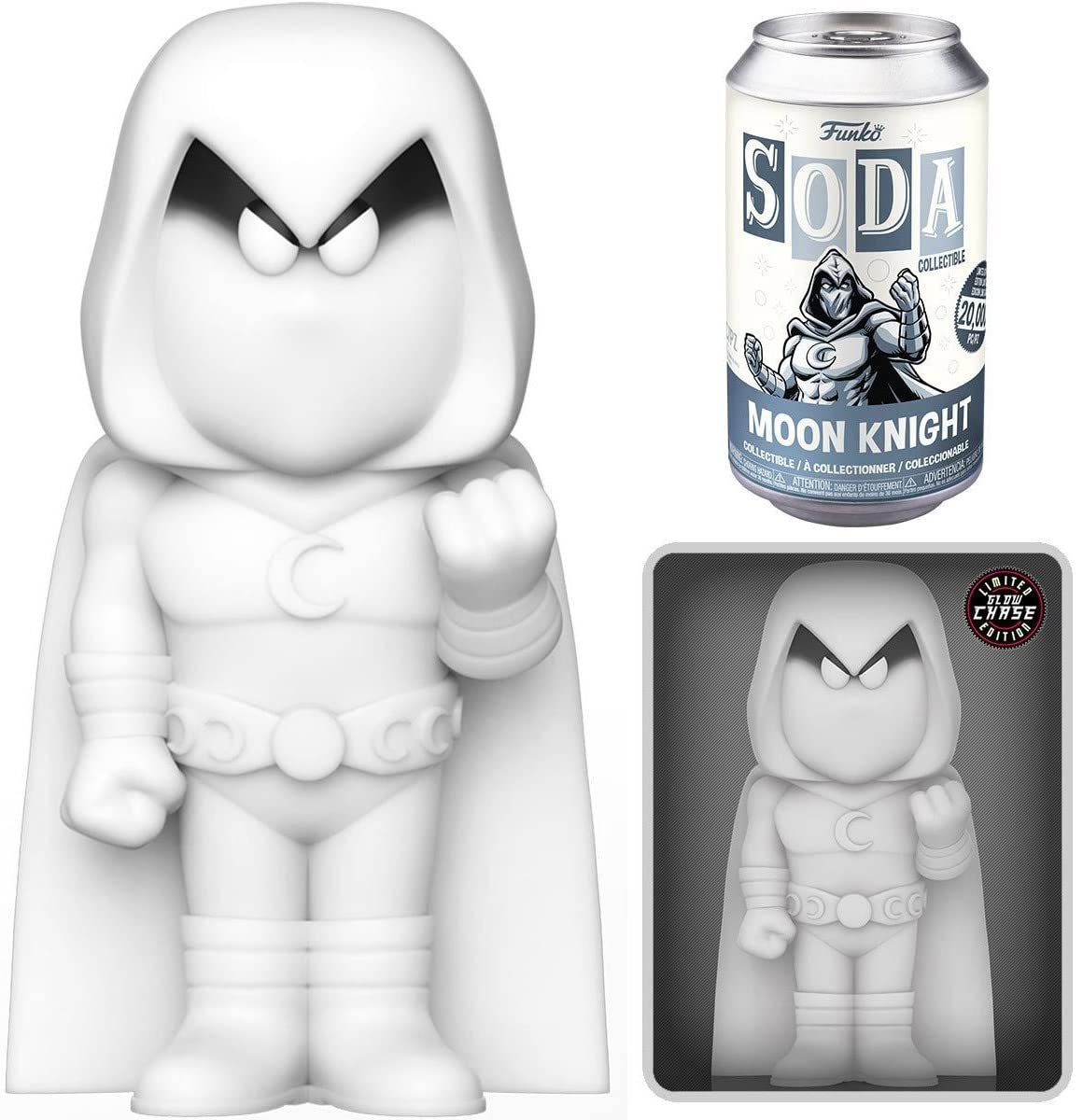 Vinyl Soda: Marvel Moon Knight With Chase (Glow In The Dark) Px Figure