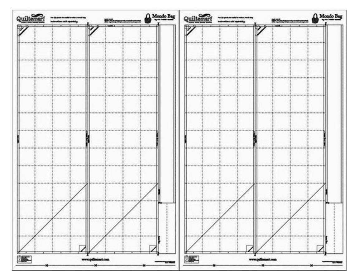 Quiltsmart - Mondo Bag - Printed interfacing, to Make Extra Bags(inst not Included)
