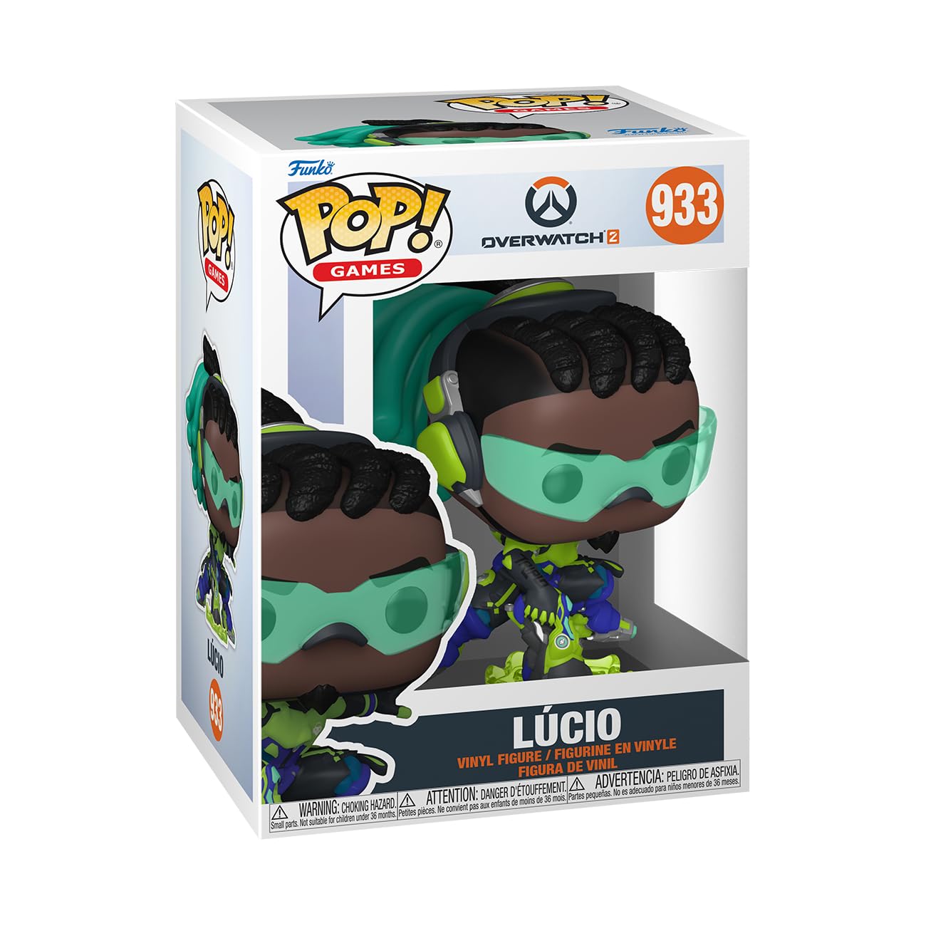 Funko Pop! Games: Overwatch 2 - Lúcio - Overwatch - Collectable Vinyl Figure - Gift Idea - Official Merchandise - For Kids & Adults - Video Games Fans - Model Figure For Collectors And Display