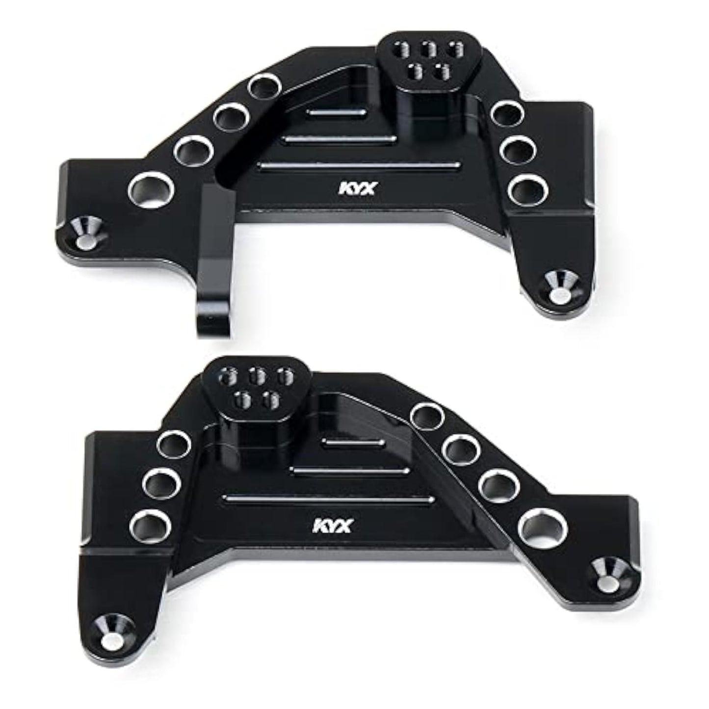 KYX Racing Aluminum Front Shock Tower Suspension Bracket Shock Absorber Bracket for 1/6 RC Crawler Car Axial SCX6 AXI05000