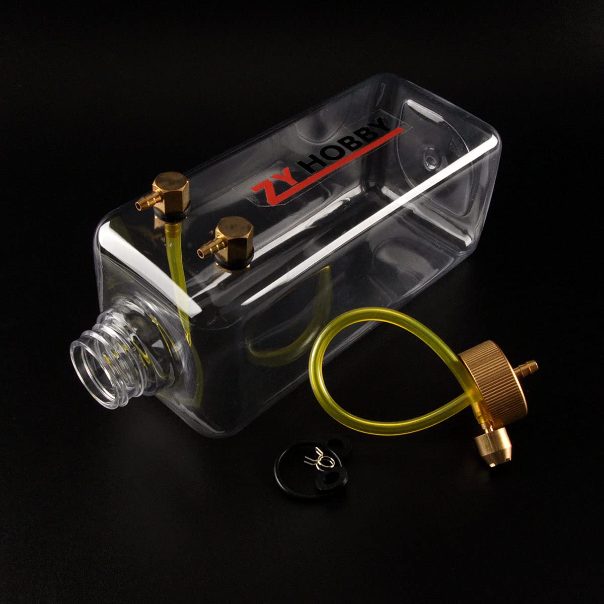 ZYHOBBY RC Fuel Tank 1000ML,RC Gas Fuel Bottle with Transparent Plastic for RC Airplane Model in USA