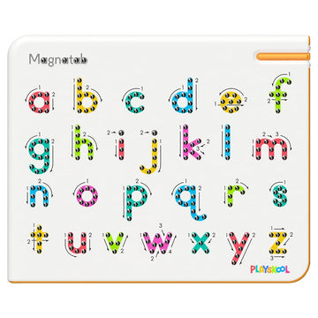 Playskool Magnatab — A To Z Lowercase — Magnetic Board Toy Letter Tracing For Toddlers Learning And Sensory Drawing — For Kids Ages 3 And Up