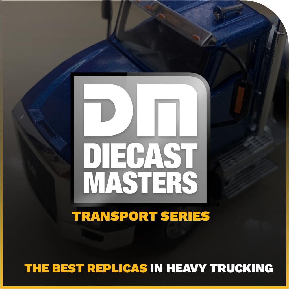 Diecast Masters Caterpillar CT660 Day Cab Tractor w/McNeilus Concrete Mixer | Transport Series Cat Trucks & Construction Equipment | 1:50 Scale Model Diecast Collectible | Diecast Masters Model 85664