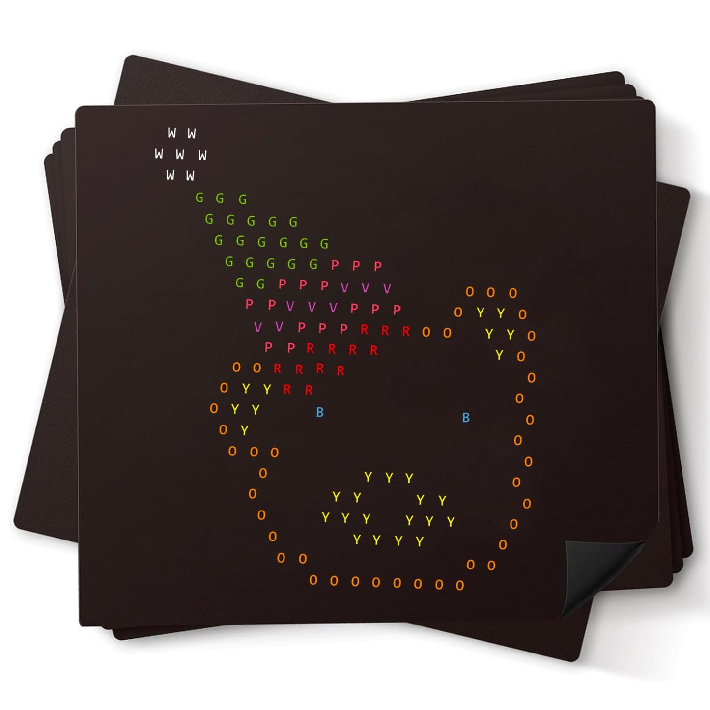 Ayidawedo 20Pcs Refill Templates For Light Up Board,Light Bright Refill Sheets Templates,Light Toys Accessories For Lite Brite U