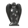 Justinstones Carved Hematite Gemstone Peace Angel Pocket Guardian Angel Healing Statue 2 Inch