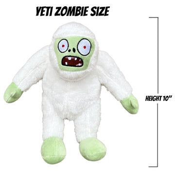 Dyharnsty Plush Yeti Zombie Doll - Soft Figure Toy for Kids Birthday, Halloween, Christmas - Model DY-013