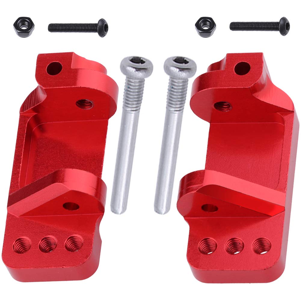 HobbyPark Aluminum Alloy Caster Blocks for RC 1/10 Traxxas 2WD Slash, Stampede, Rustler, Nitro Slash, Replacement of Part 3632 (
