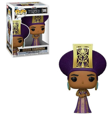 Pop Marvel: Black Panther: Wakanda Forever - Queen Ramonda Funko Vinyl Figure (Bundled With Compatible Box Protector Case), Multicolored, 3.75 Inches