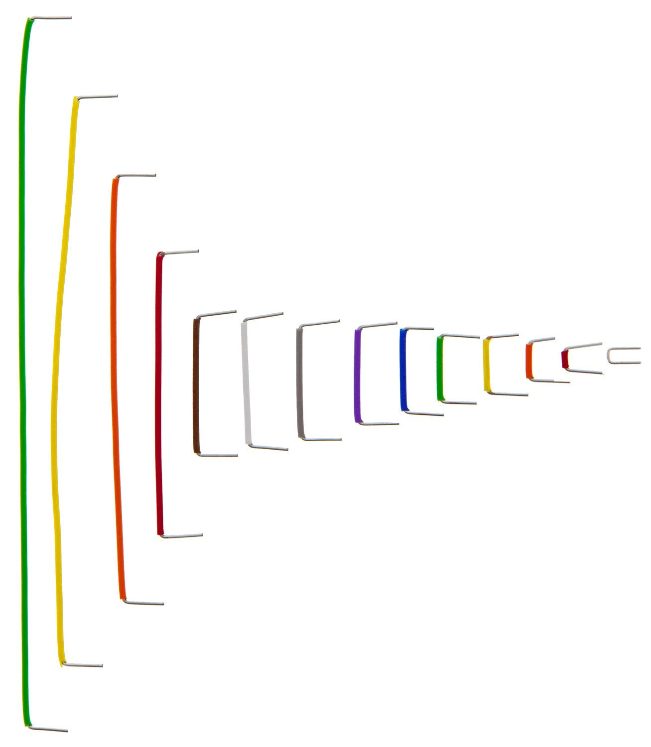 Elenco 70 Piece Pre-Formed Jumper Wire Kit