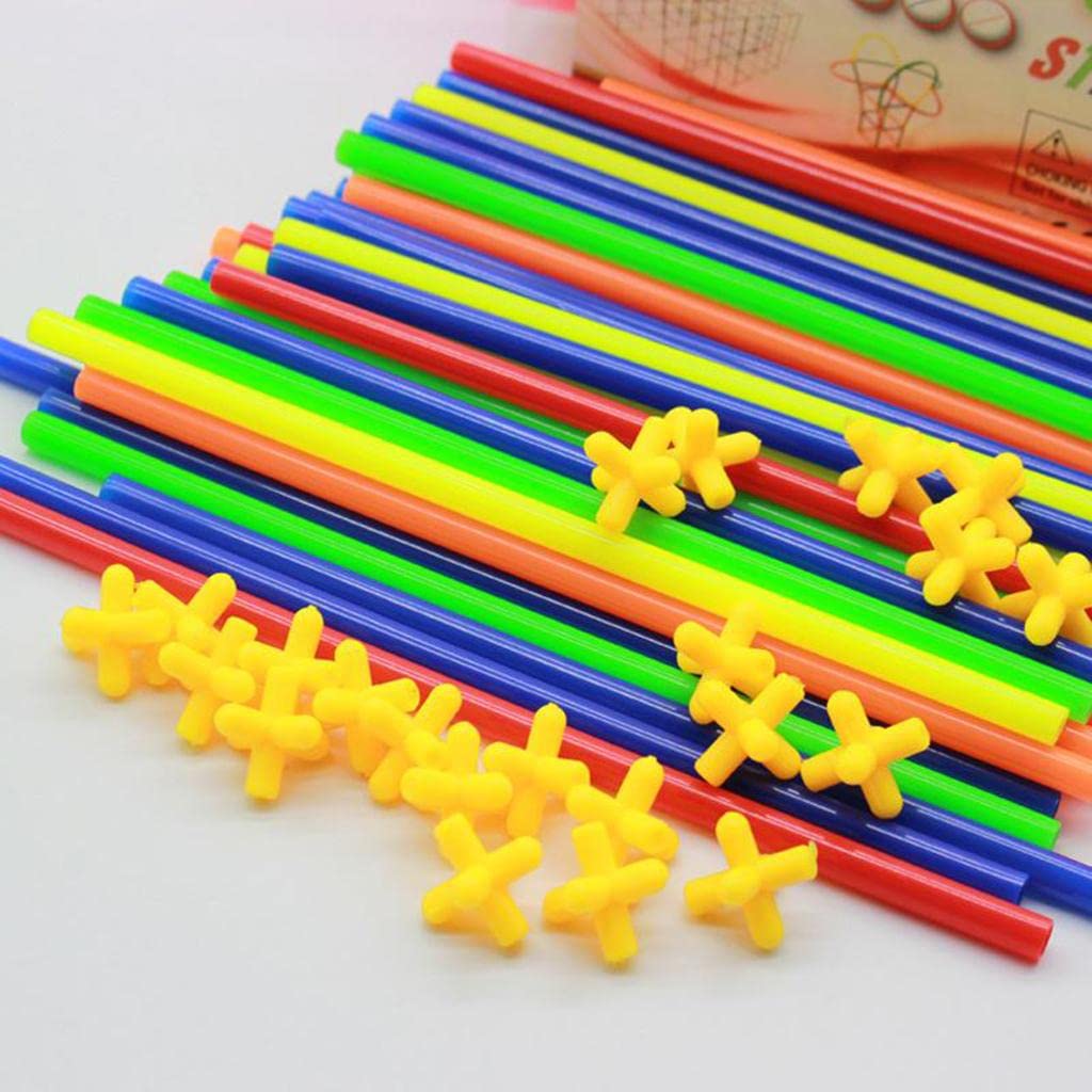 Atorse 100Pcs Building Toy Straws Connectors Kits Set Kids Gift Development Toys|Toys & Hobbies