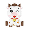 BDYDT Dairy Cattle Micro Building Blocks Set - 1983PCS Plastic Construction Toys for Adults & Kids - Multicolor Model 7099