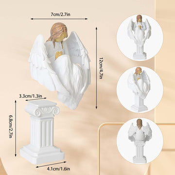Angel Sympathy Condolences Gift For Loss Of Loved One, Thank You Gifts Get Well Gift For Women, Guardian Angel Figurines Bereavement Gifts For Loss Of Father To Express Sympathy, Healing, Remembrance