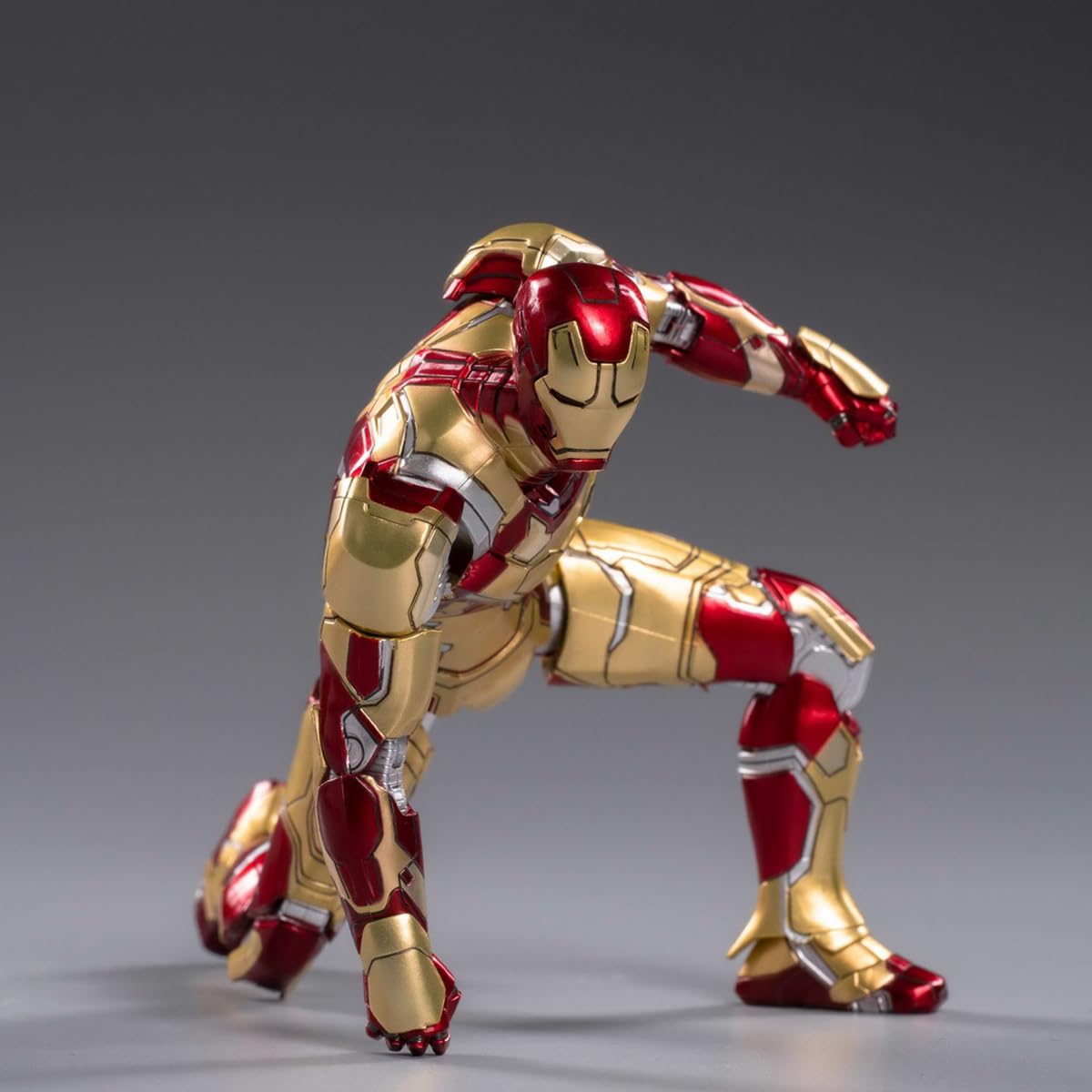 Hiplay Zd Toys Collectible Figure Full Set: Anniversary Series Non-Luminous Version: Iron Man Mk42 (1906-42), 1:10 Scale Miniatu