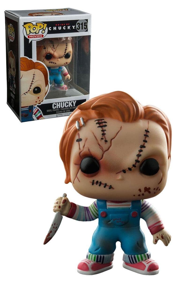 Funko - Figurine Bride Of Chucky - Scarred Chucky Exclu Pop 10Cm - 0849803087494