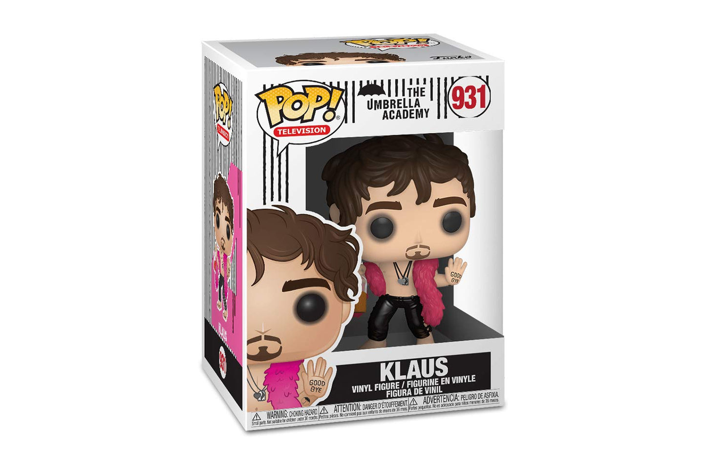 Funko Pop! TV Klaus Hargreeves Figure, Multicolor Vinyl, Model 44513, US One-Size